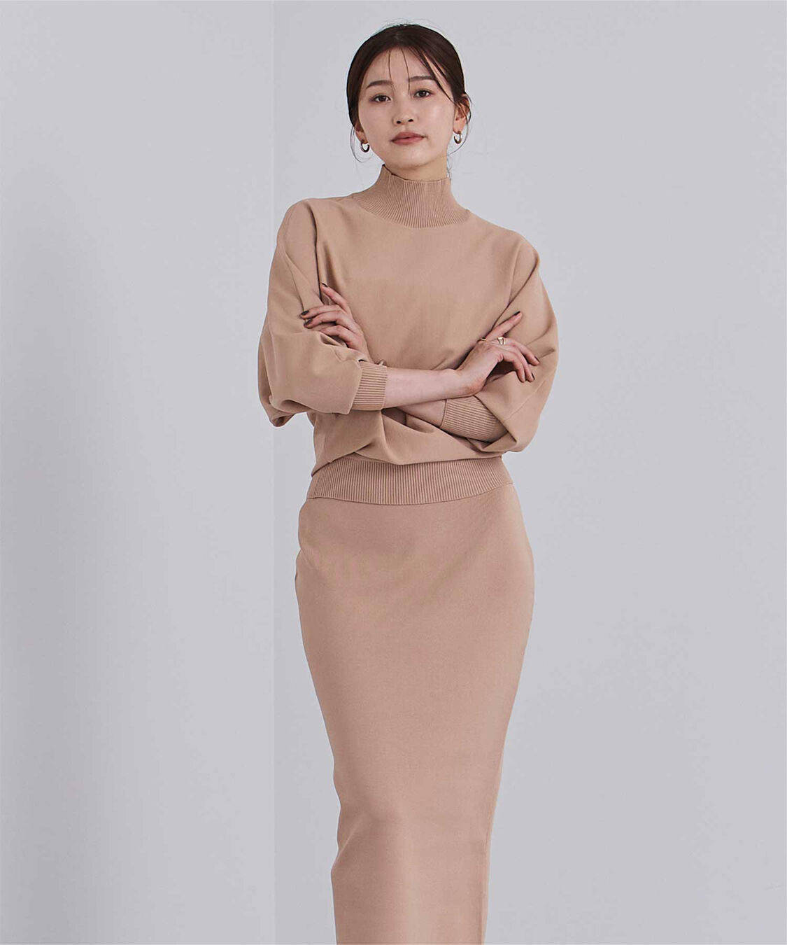 ur's「スポンディッシュハイネックドルマンスリーブニット」|ニット・セーター|