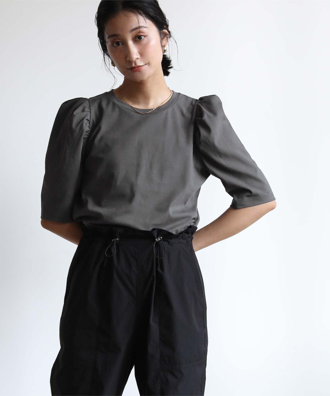 ur's「汗染み防止パフスリーブTシャツ」|Tシャツ・カットソー|