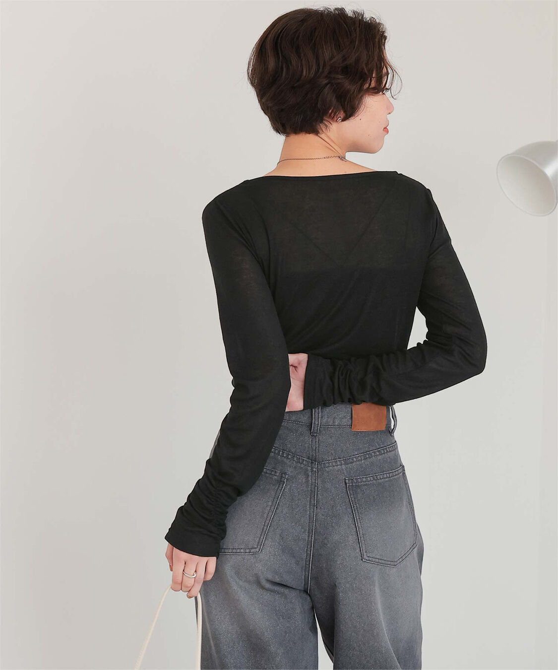 titivate「着心地抜群シアーボートネックトップス」|Tシャツ・カットソー|