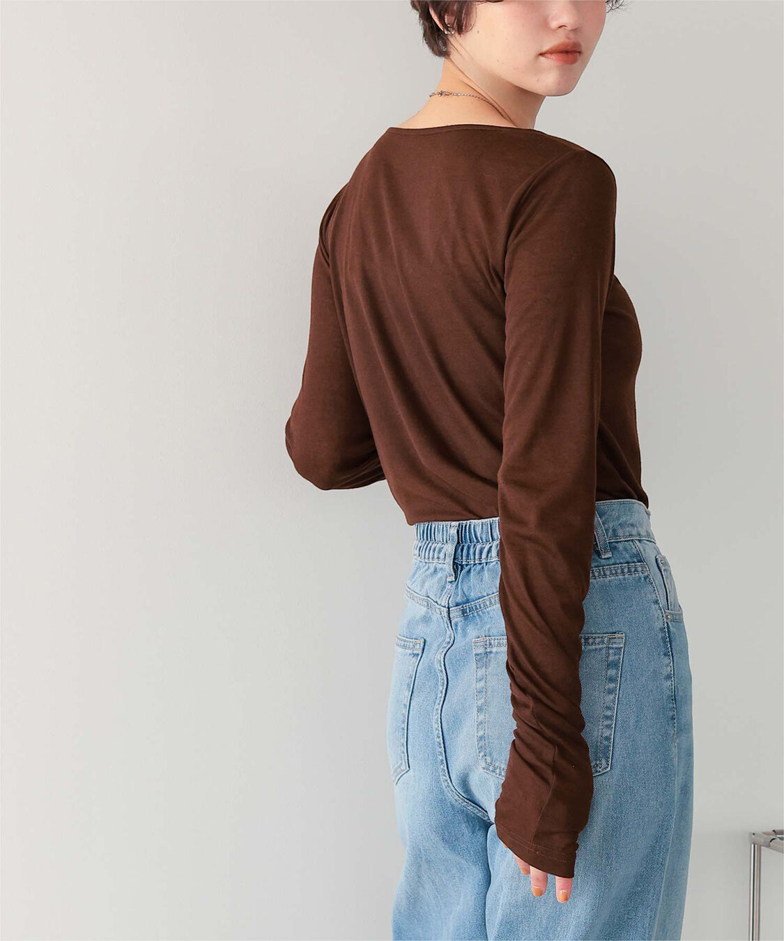 titivate「着心地抜群シアーボートネックトップス」|Tシャツ・カットソー|