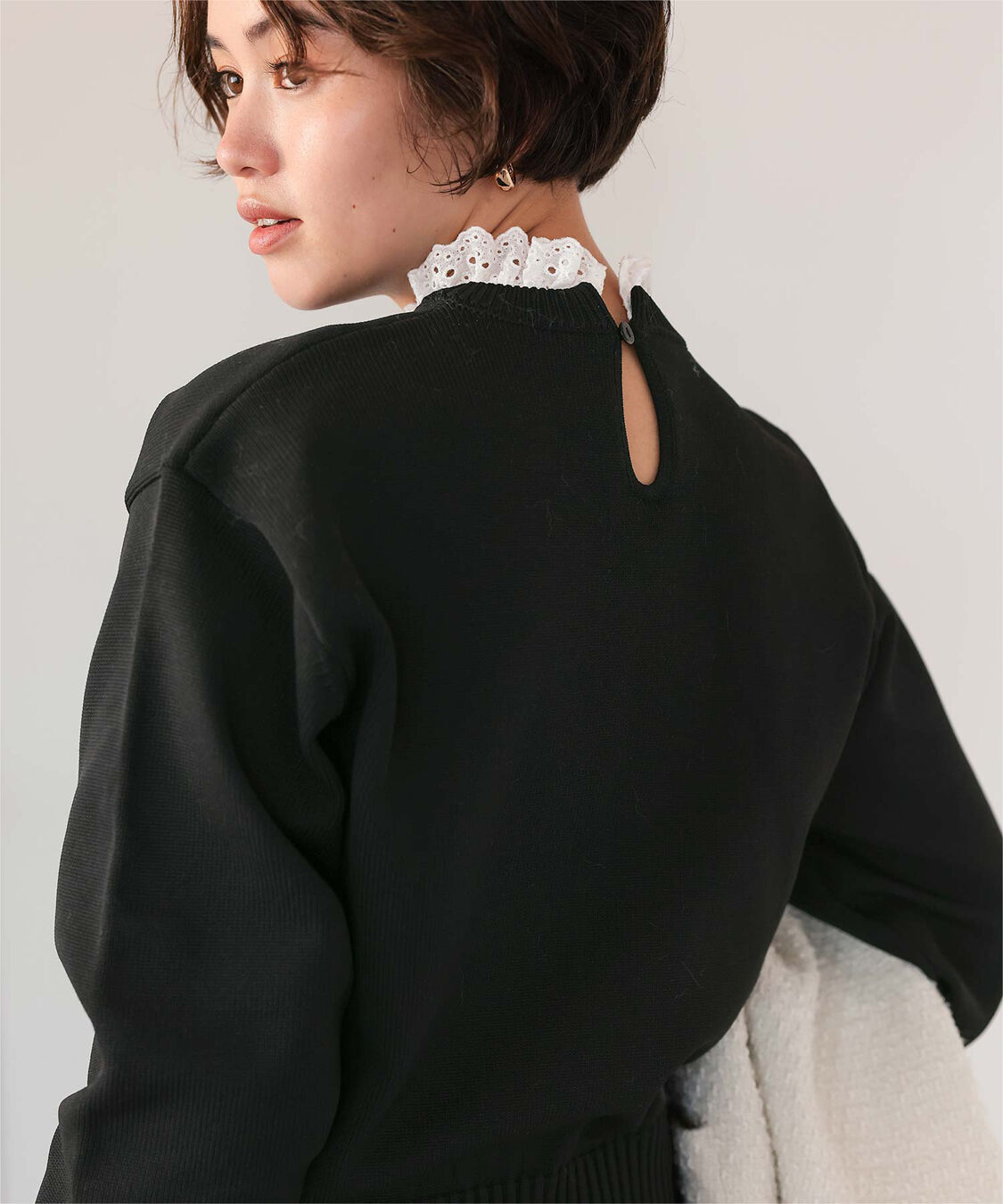 titivate「襟付きニットプルオーバー」|ニット・セーター|