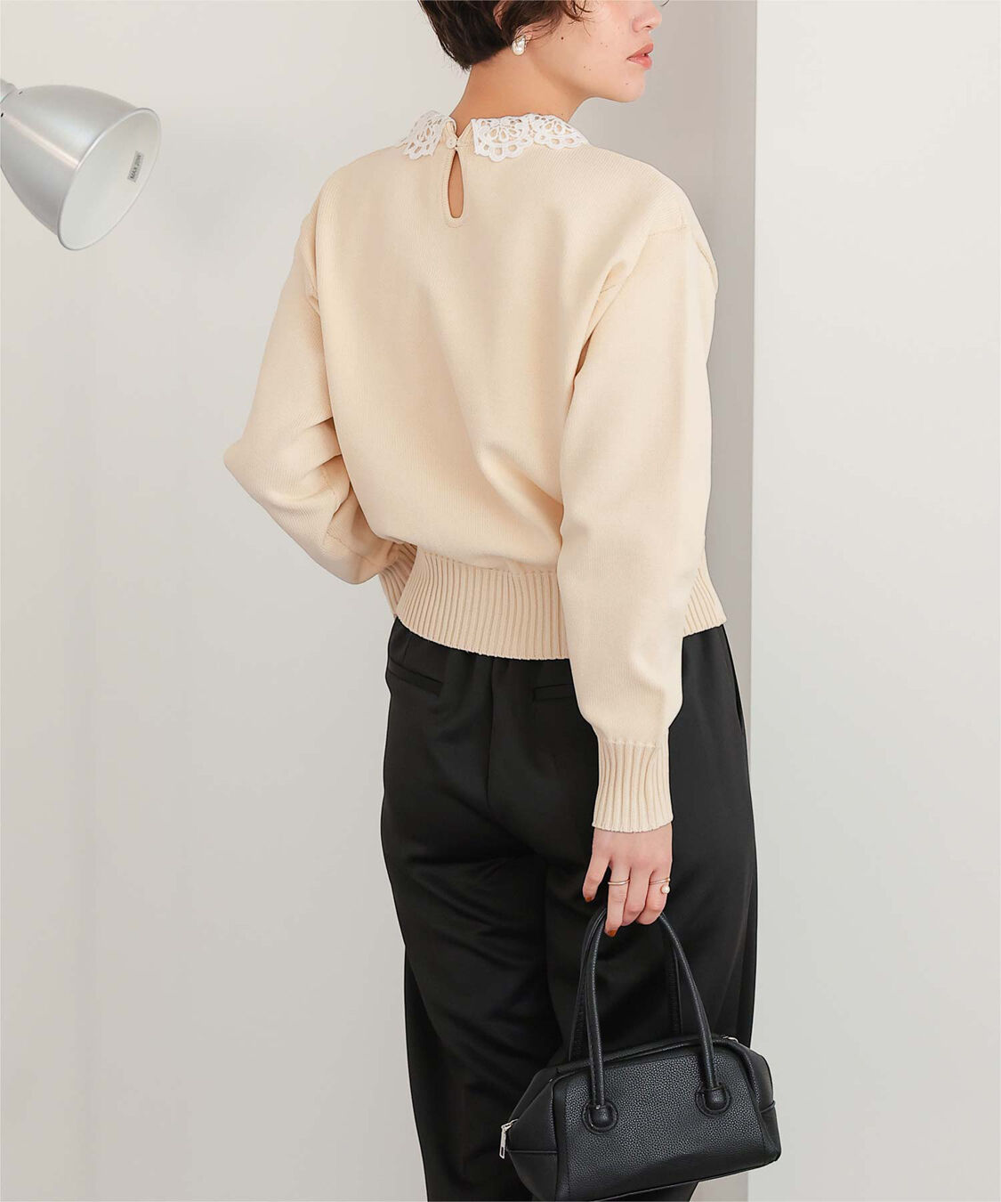 titivate「襟付きニットプルオーバー」|ニット・セーター|