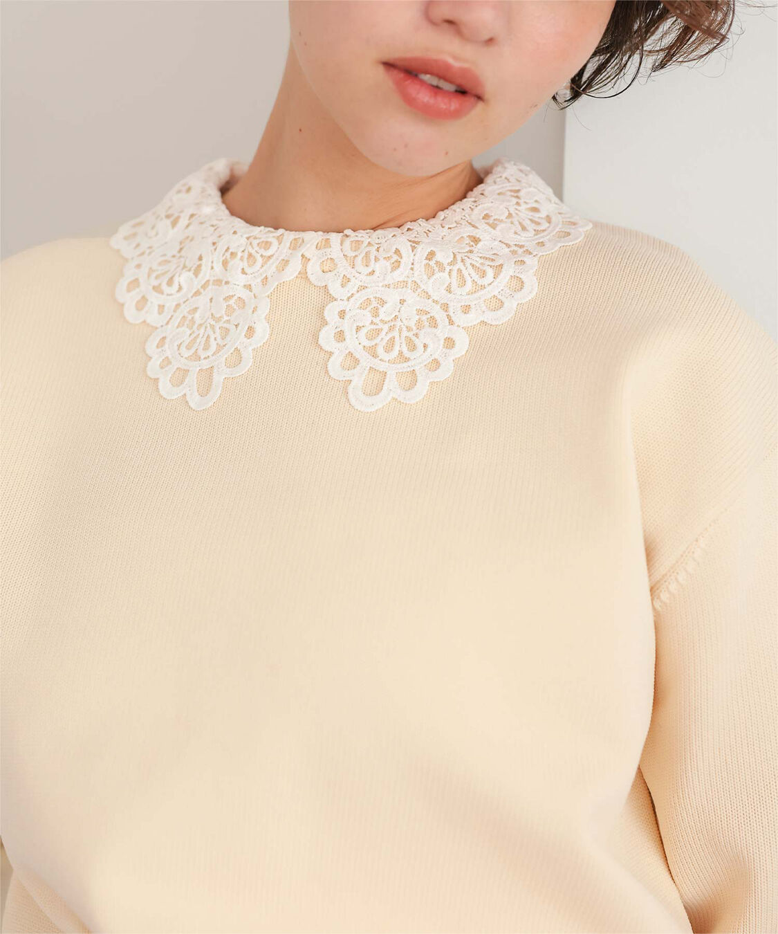 titivate「襟付きニットプルオーバー」|ニット・セーター|