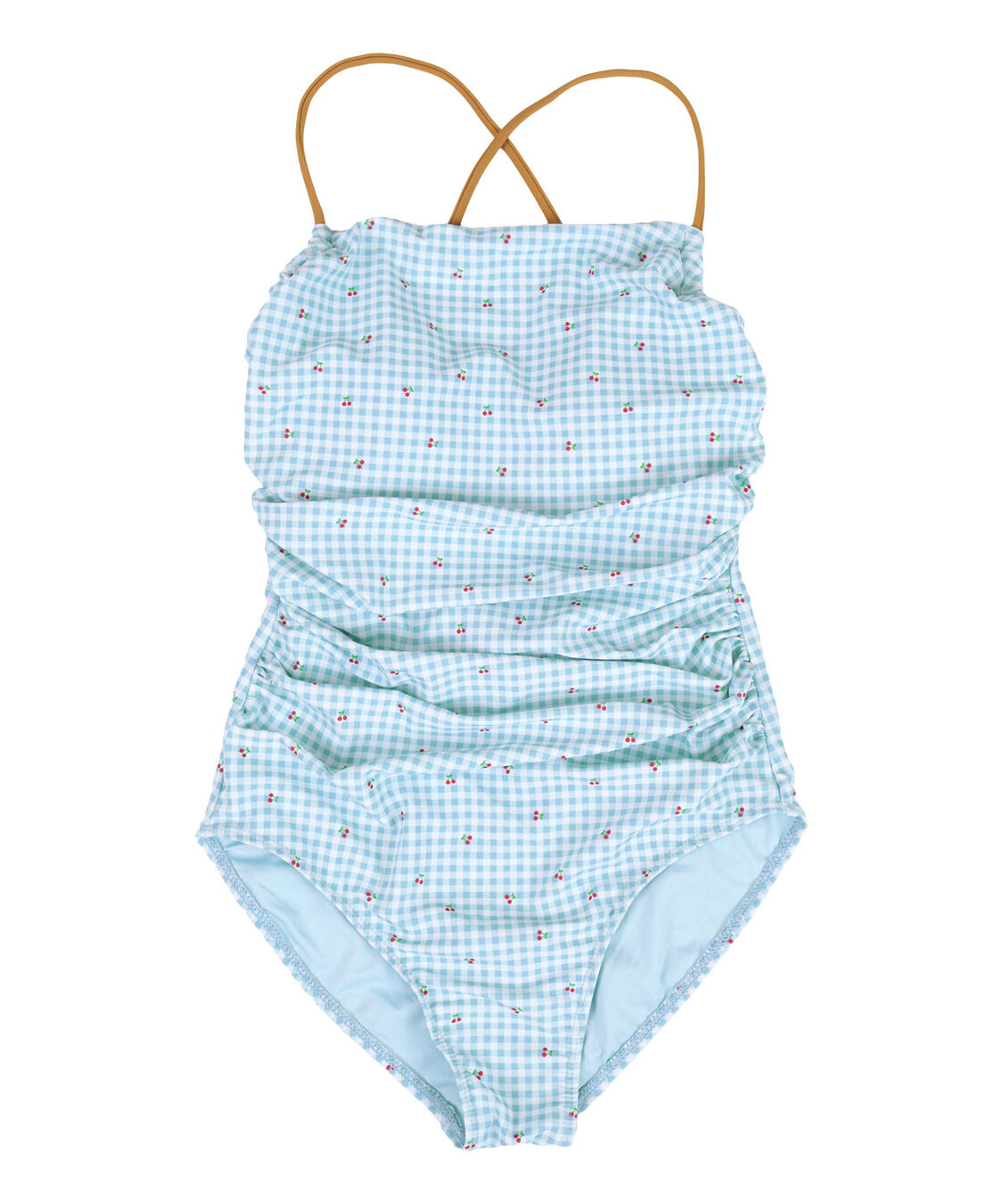 SEA DRESS「サイドギャザーバッククロスデザインワンピース/水着」|ビキニ|