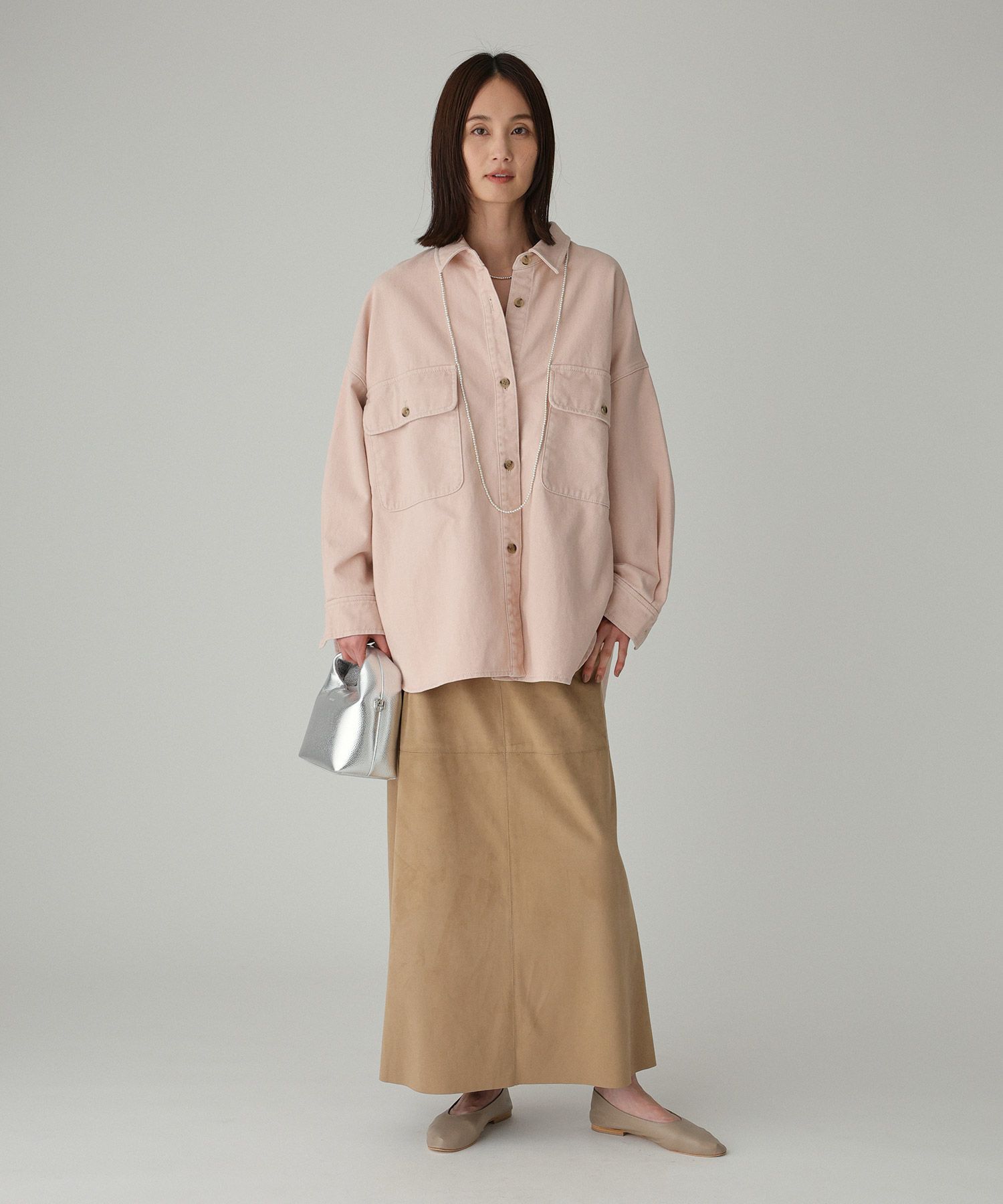 BABYLONE「デニムビッグシャツ」|シャツ・ブラウス|