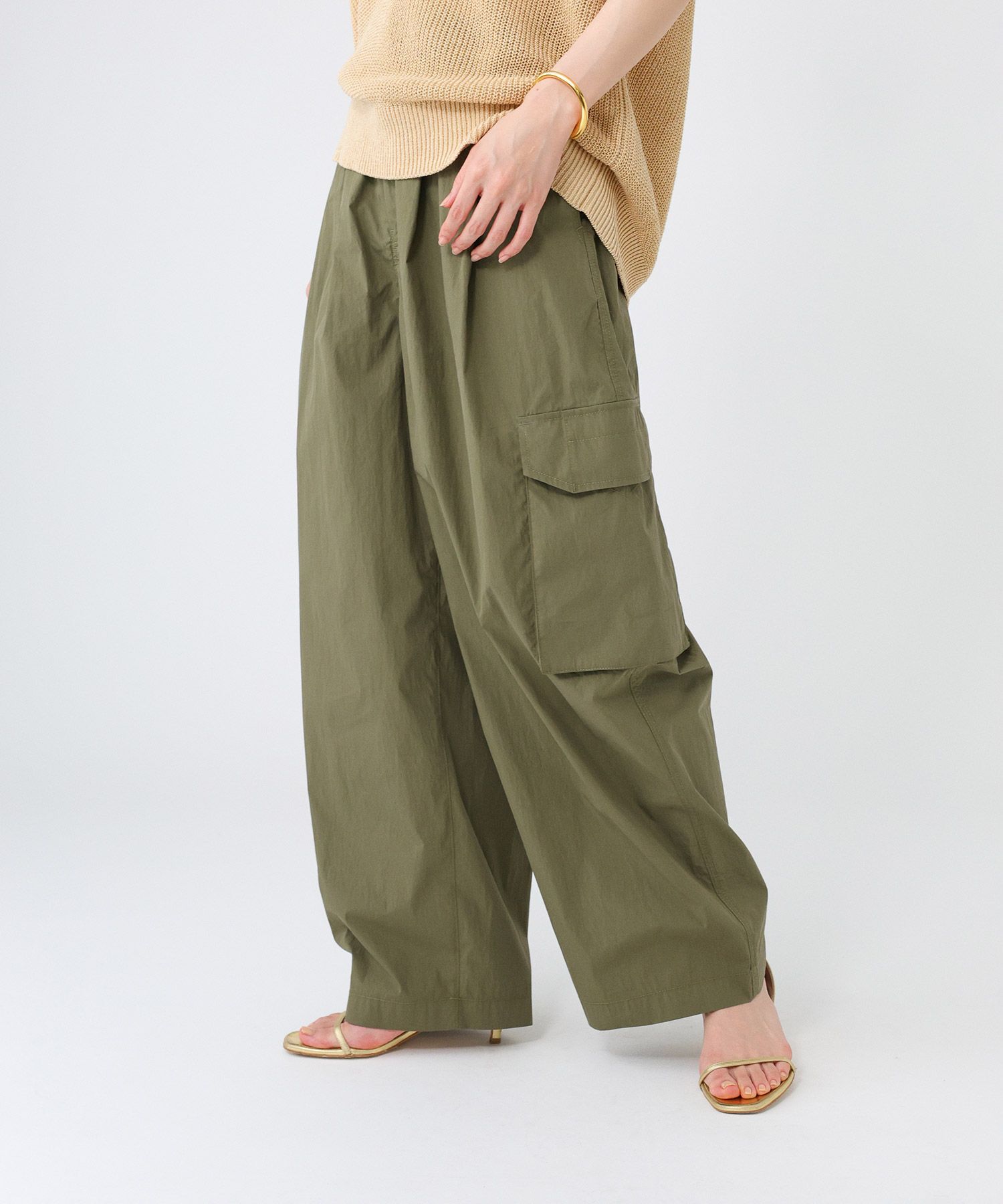 BABYLONE「コットンナイロンカーゴパンツ」|カーゴ|