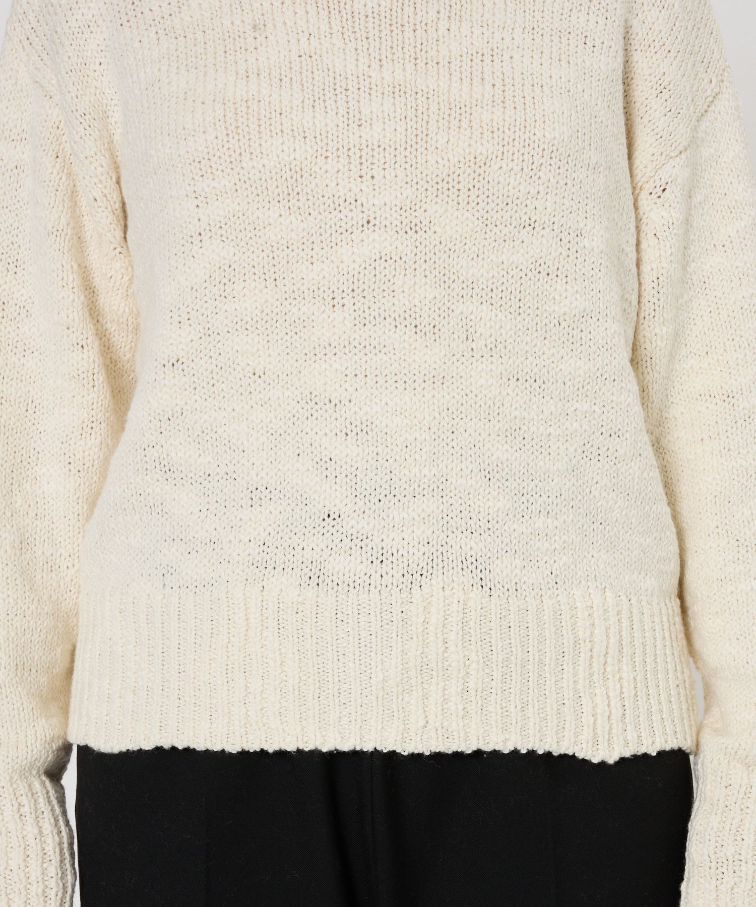 BABYLONE「コットンローゲージプルオーバー」|ニット・セーター|