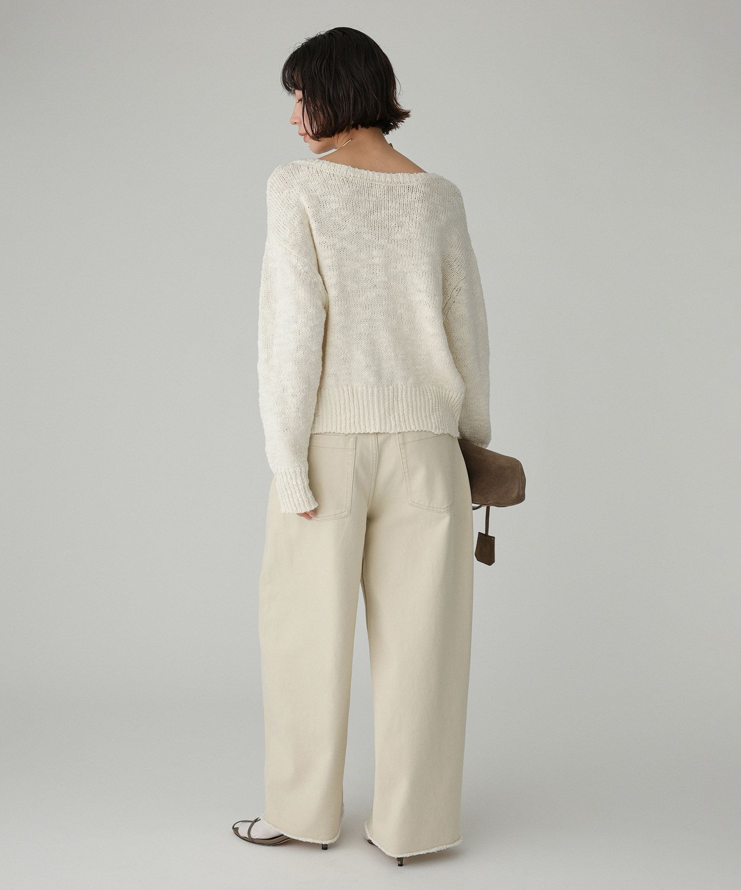 BABYLONE「コットンローゲージプルオーバー」|ニット・セーター|