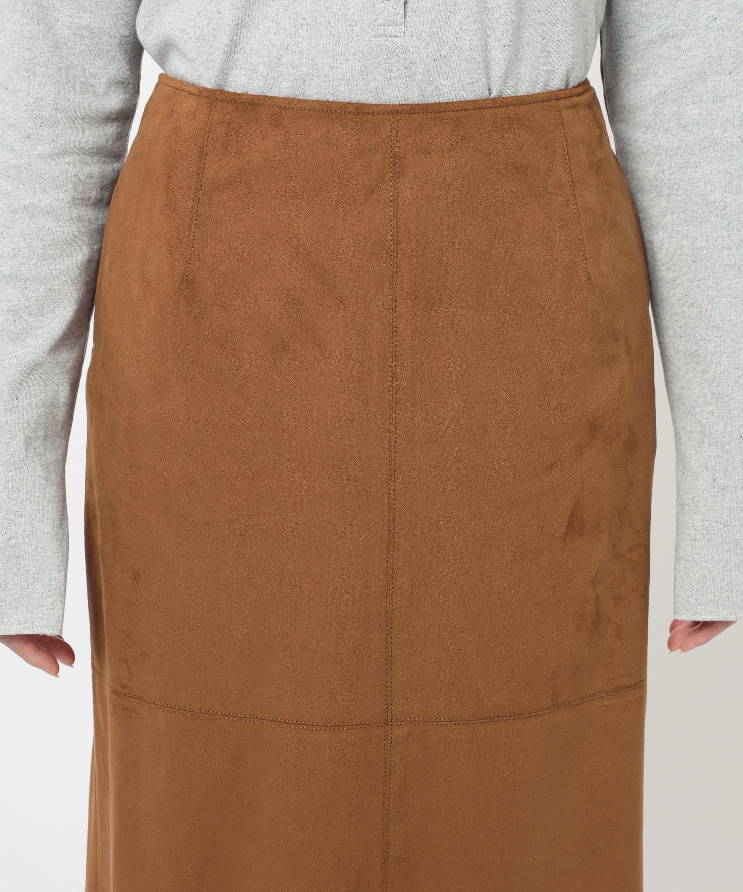 BABYLONE「フェイクスエードスカート」|スカート|