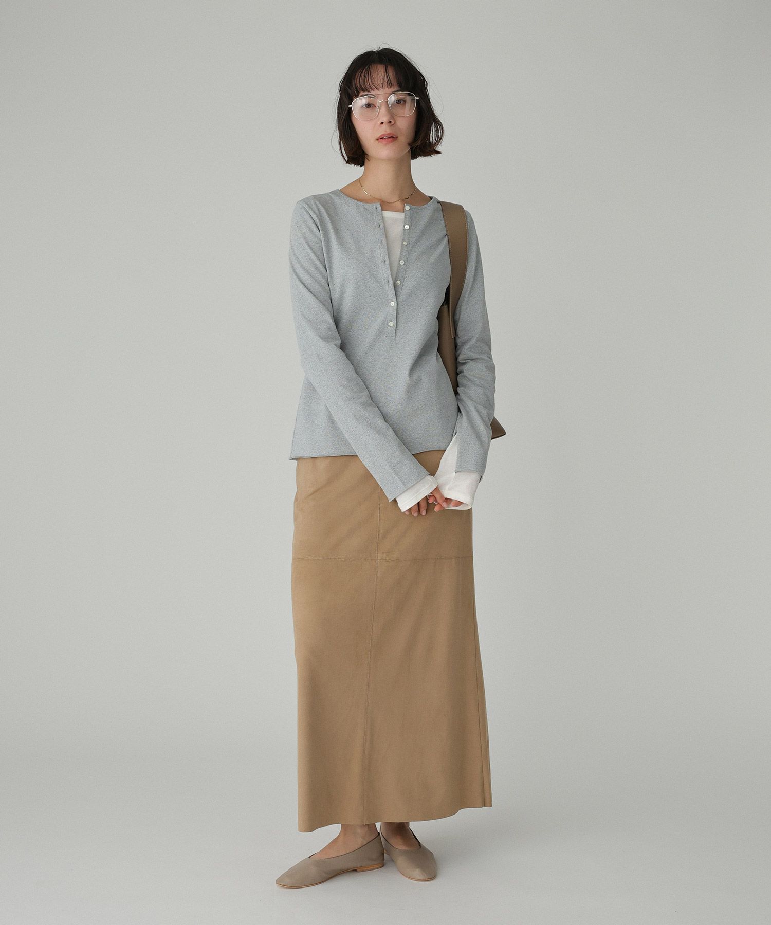 BABYLONE「フェイクスエードスカート」|スカート|