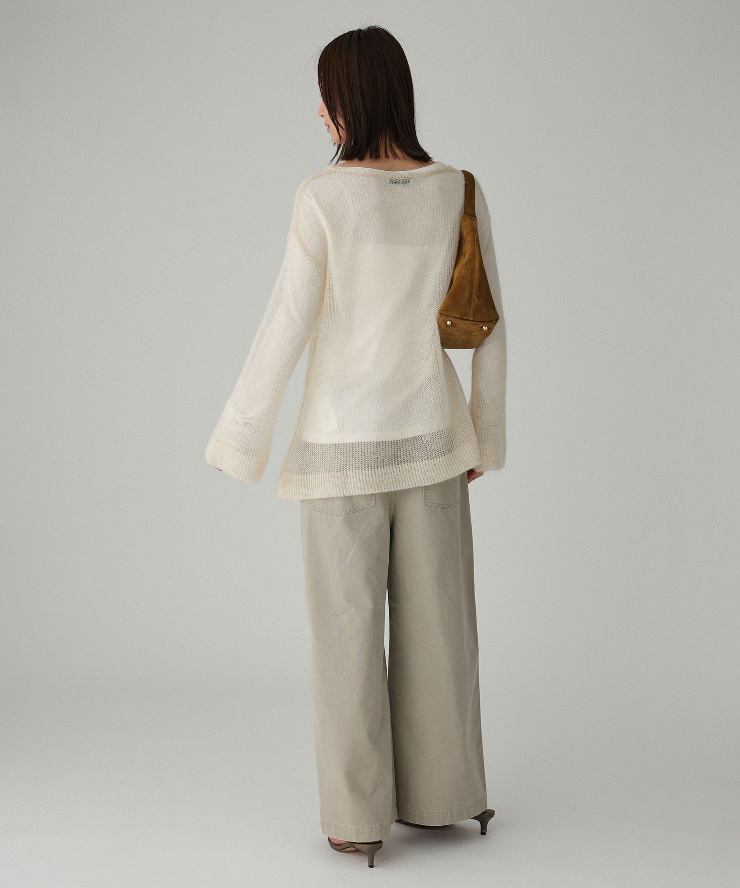 BABYLONE「フレアシルエットプルオーバー」|ニット・セーター|