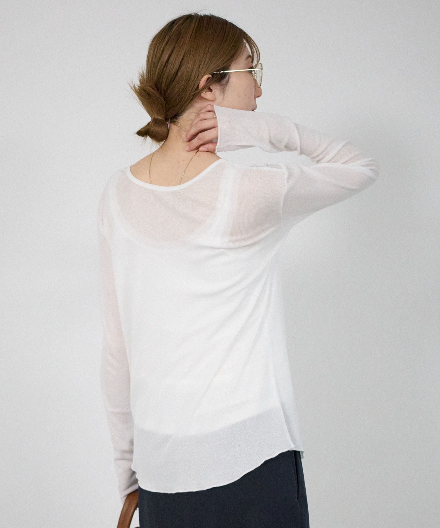 BABYLONE「【2WAY】シアーテレコプルオーバー」|Tシャツ・カットソー|