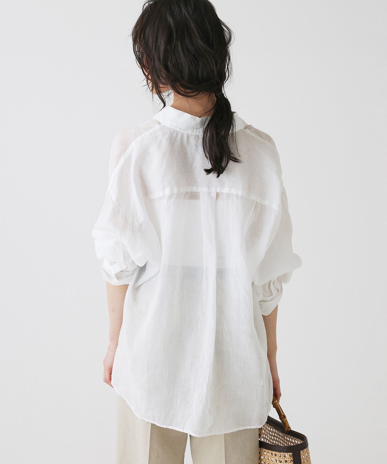 BABYLONE「ラミーシアーカシュクールシャツ」|シャツ・ブラウス|