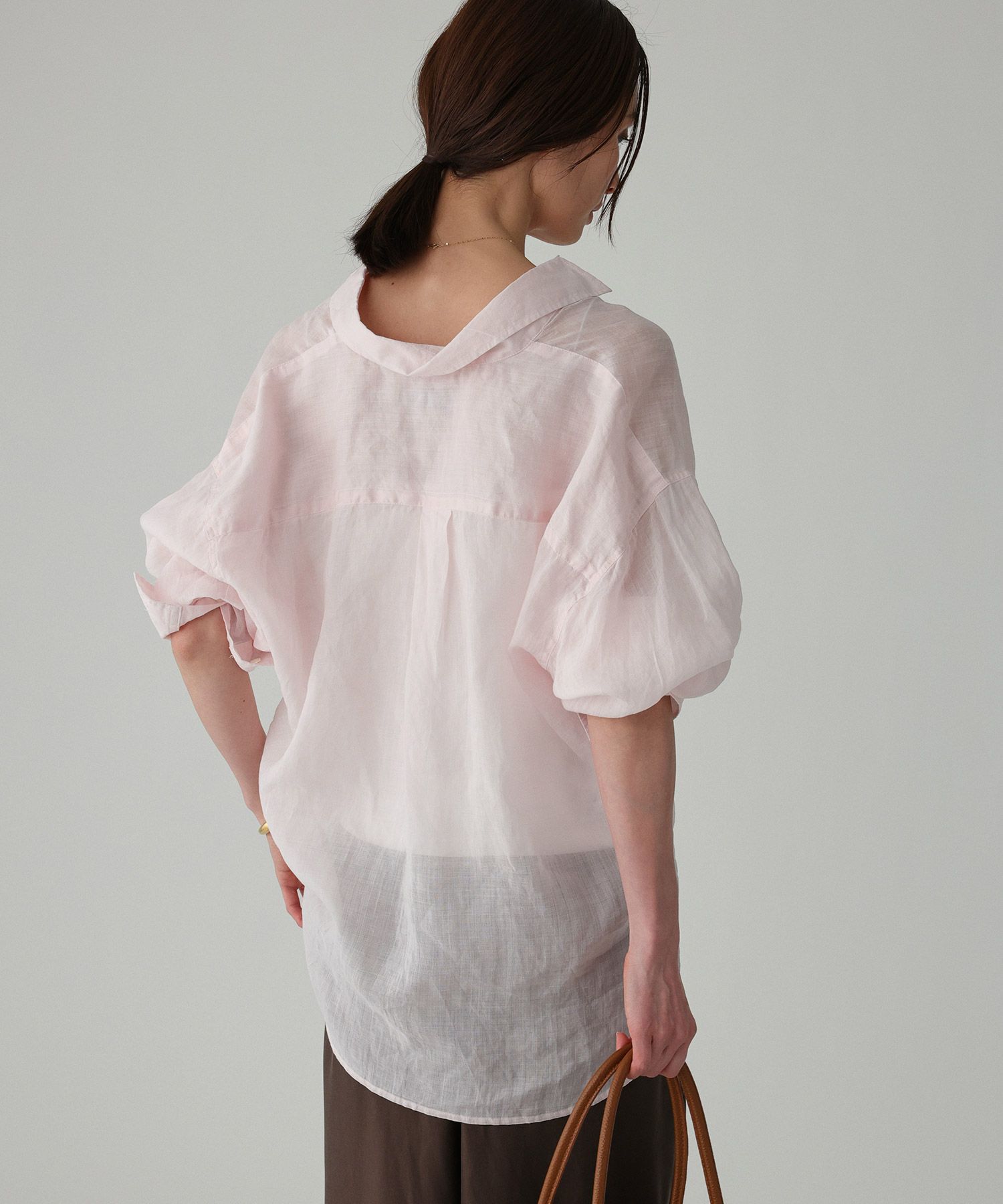 BABYLONE「ラミーシアーカシュクールシャツ」|シャツ・ブラウス|