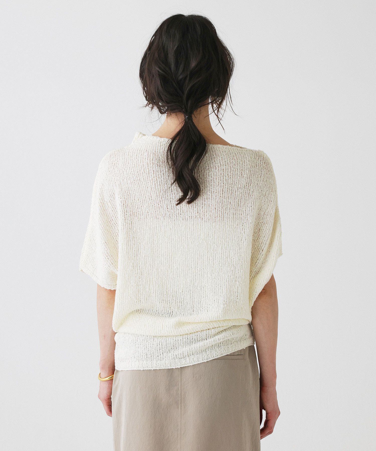 BABYLONE「ニュアンスドレープニット」|ニット・セーター|