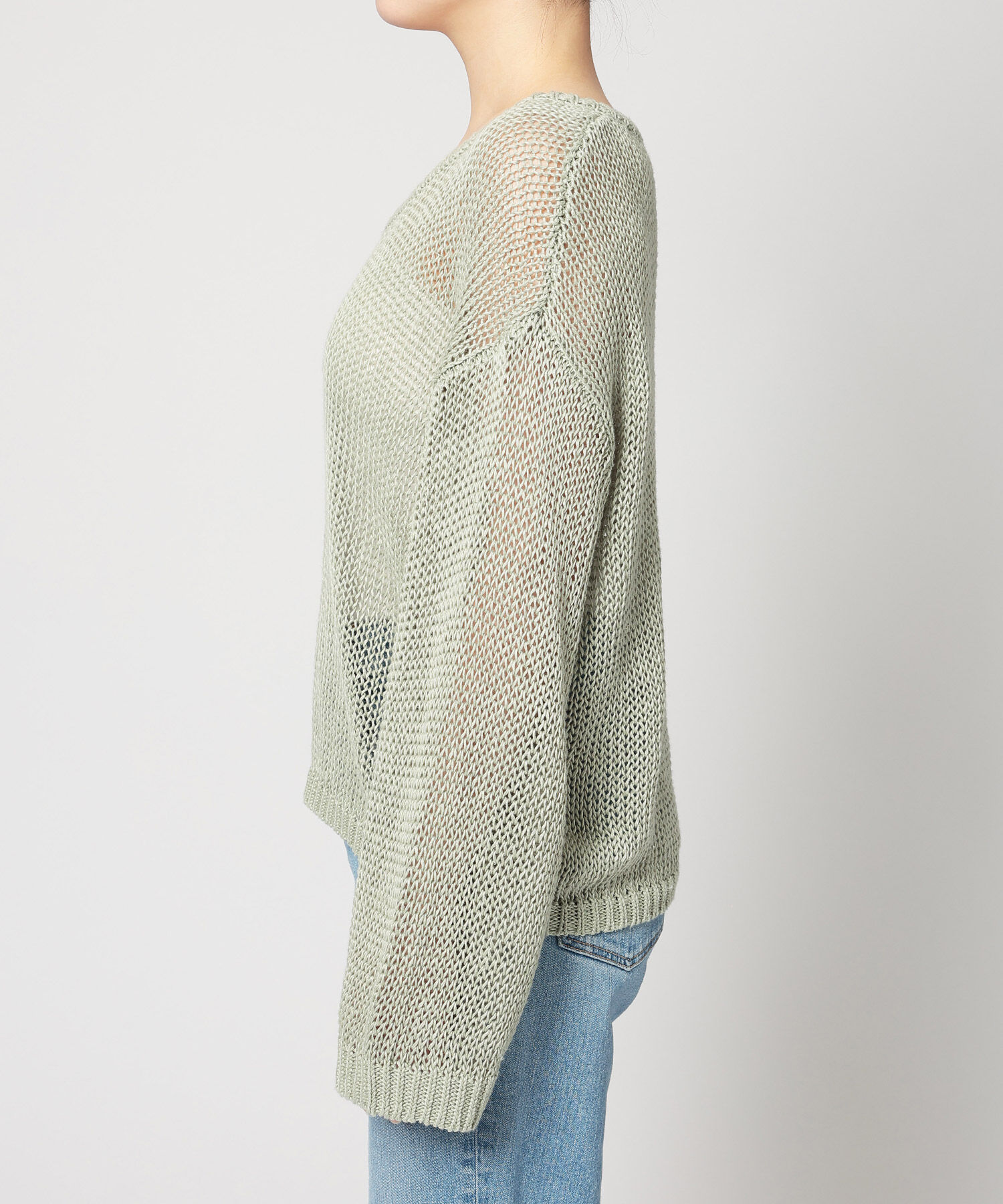 BABYLONE「2WAYリネンプルオーバー」|ニット・セーター|