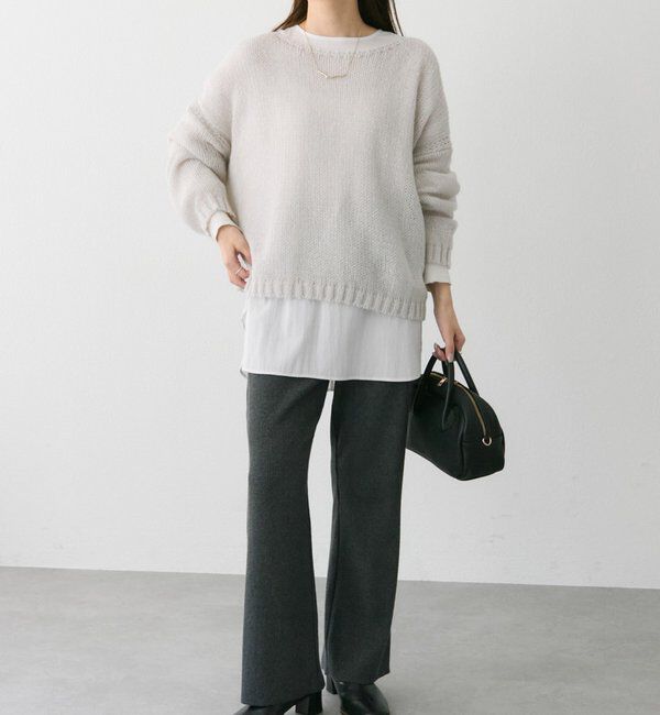  「3Gドロップ天竺ニットプルオーバー」|プルオーバー|