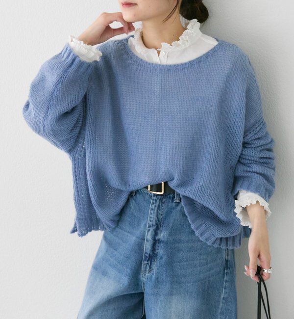  「3Gドロップ天竺ニットプルオーバー」|プルオーバー|