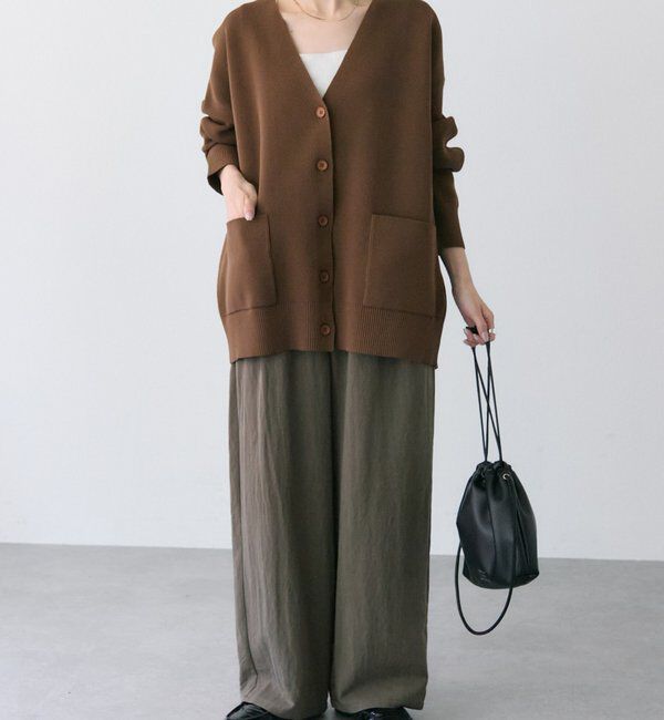  「ソフトツイルイージーパンツ」|その他|オリーブ