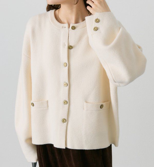  「【新色登場/リバイバル】ミラノリブニットカーディガン」|ニット・セーター|