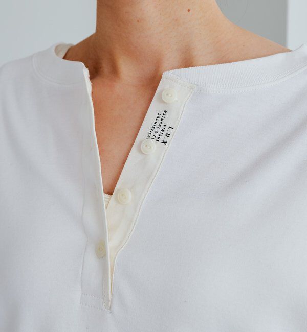  「スムース起毛2WAYヘンリーネックカットソー」|プルオーバー|