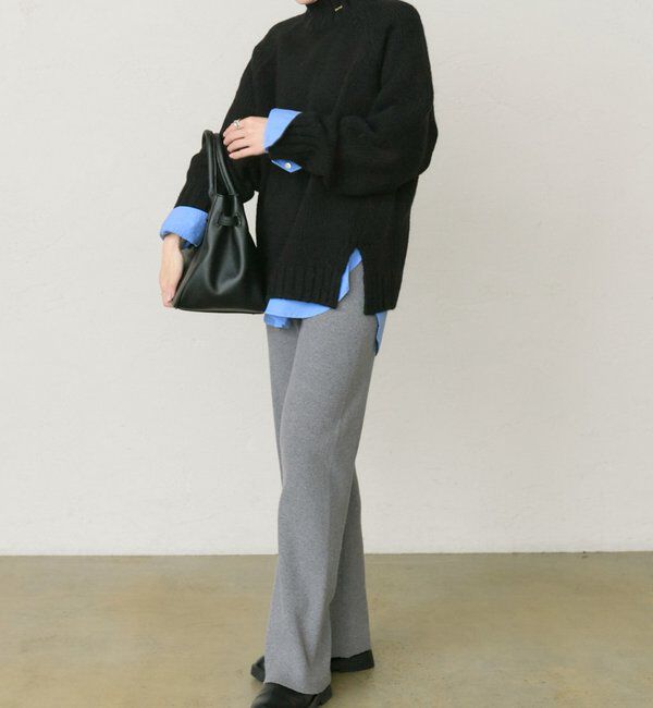  「【セットアップ対応】リブニットフレアパンツ」|その他|