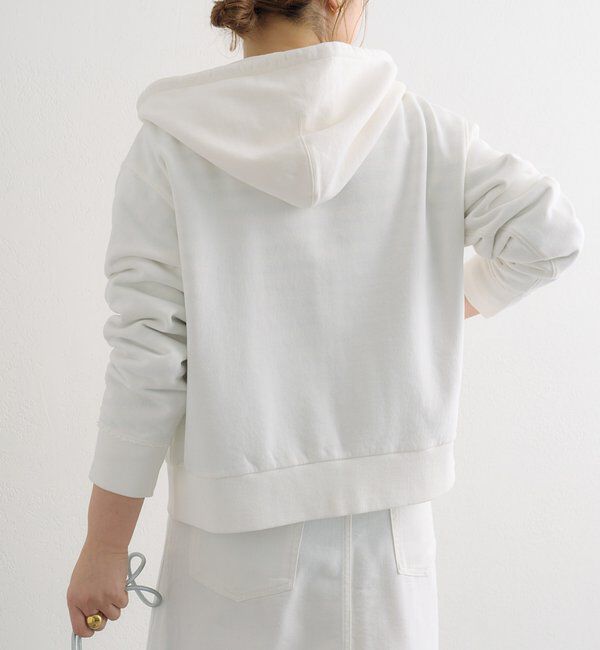  「ダブルジップ裏毛スウェットパーカー」|パーカー|