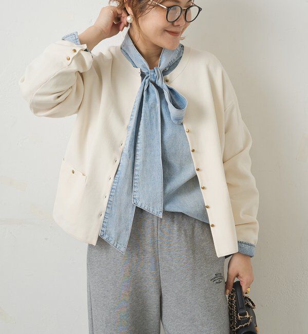  「【手洗い可能】ミラノリブニットカーディガン」|カーディガン|アイボリー