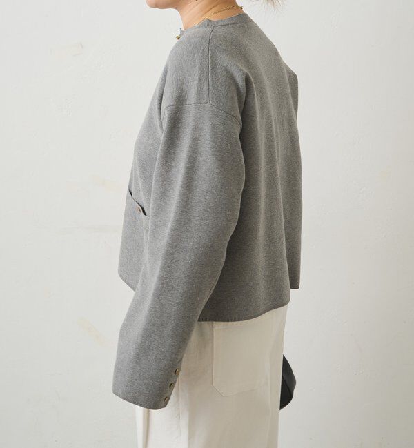  「【手洗い可能】ミラノリブニットカーディガン」|カーディガン|