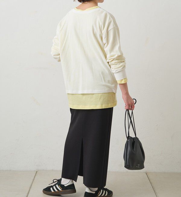  「前後2WAYシアーワッフルカットソー」|プルオーバー|