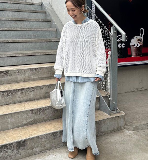  「【＠sein___000企画】メッシュ編みニットプルオーバー」|プルオーバー|