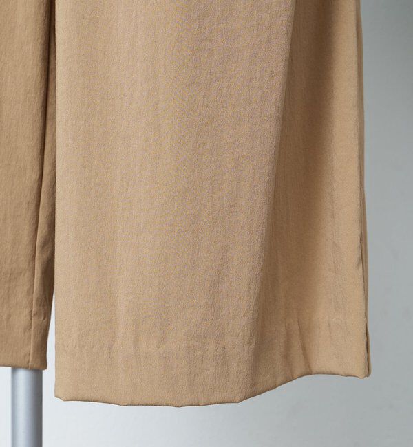  「レーヨンナイロンストレッチタックワイドパンツ」|その他|