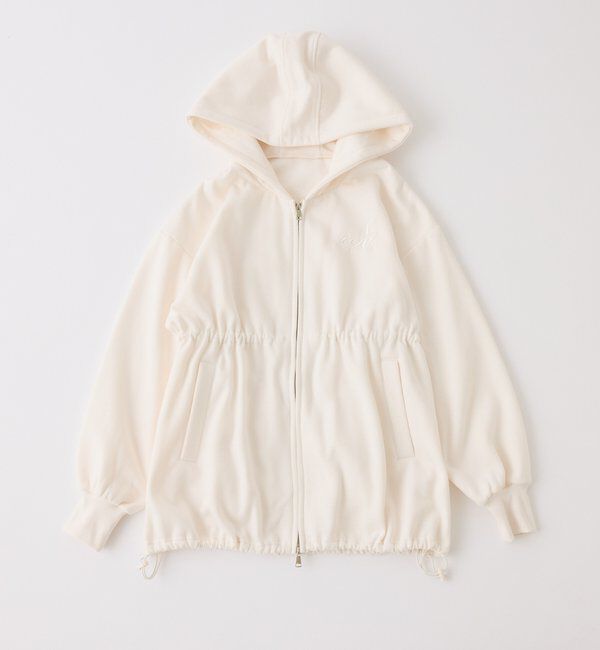  「ロゴ刺繍入り裏起毛ビッグパーカー」|プルオーバー|