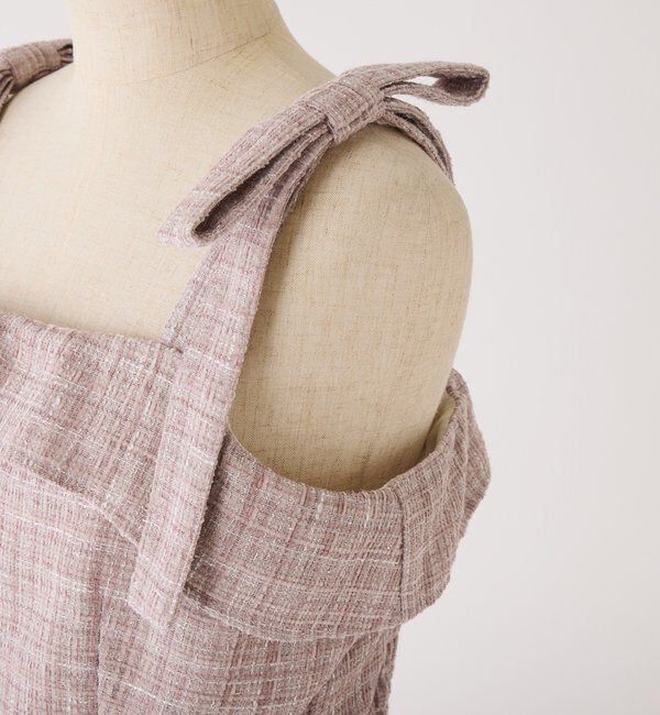  「【LouLoumei】異素材ミックスツイードセットアップ」|その他|