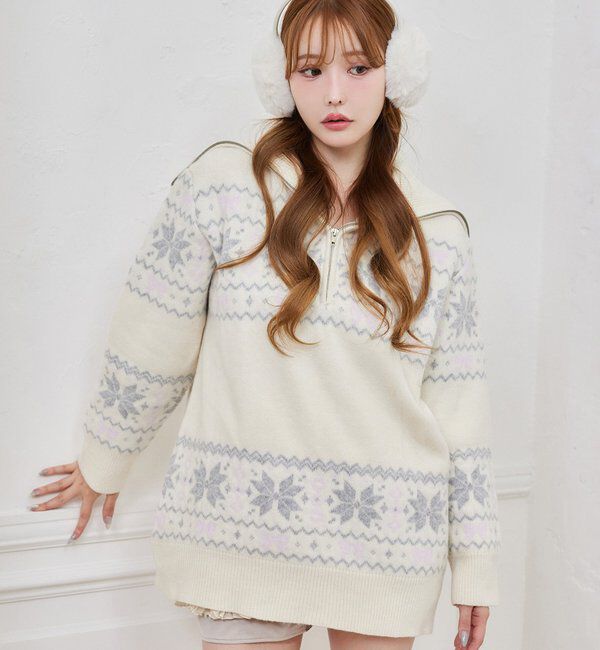  「ノルディック柄ニット」|ニット・セーター|