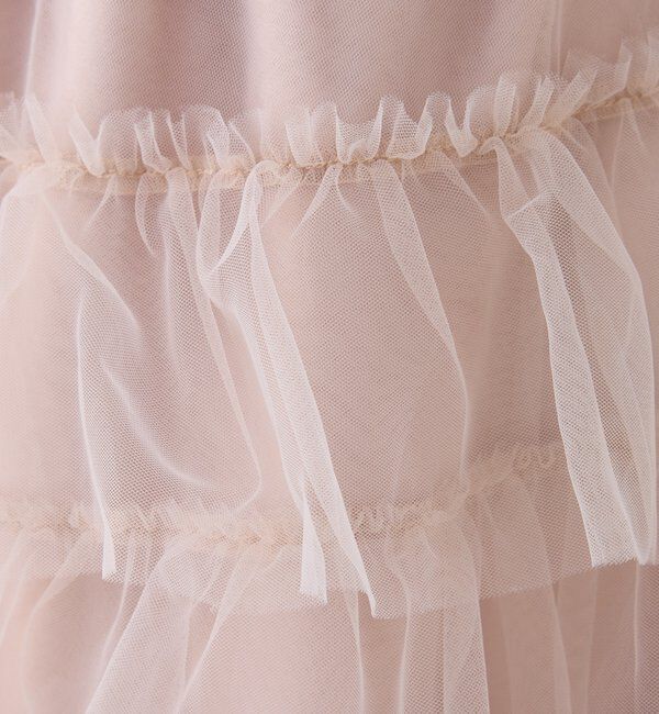  「段々チュールロングスカート」|スカート|