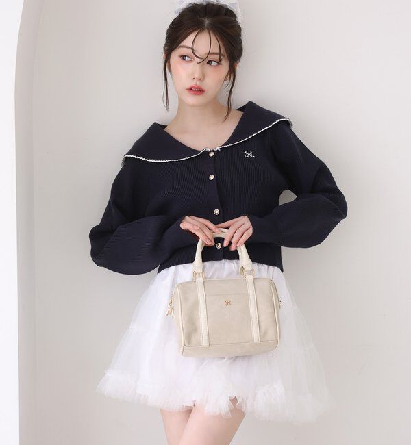  「チュールティアードミ二スカート」|スカート|