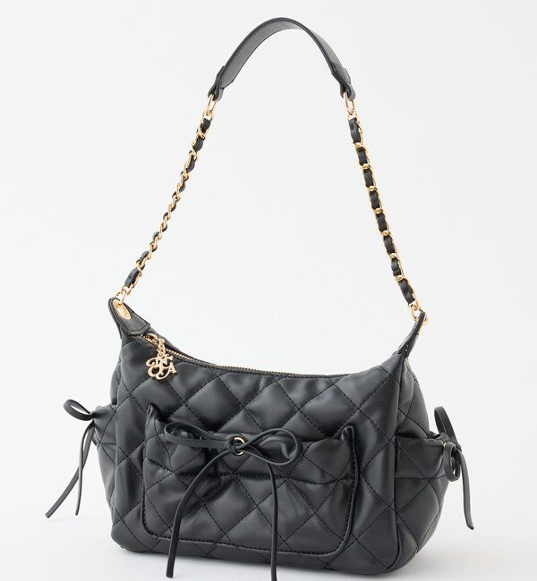  「キルティングリボンボーホーバッグ」|ショルダー・メッセンジャー|