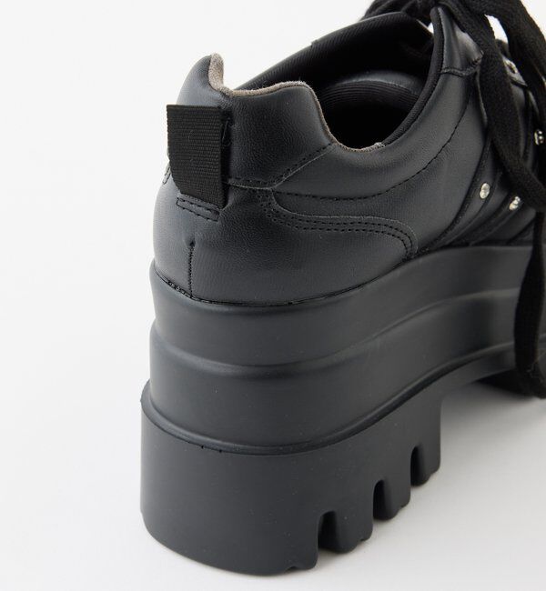  「【ピンク・ブラウン・ブラック】ビジュー付きトリプルソールスニーカー」|その他|