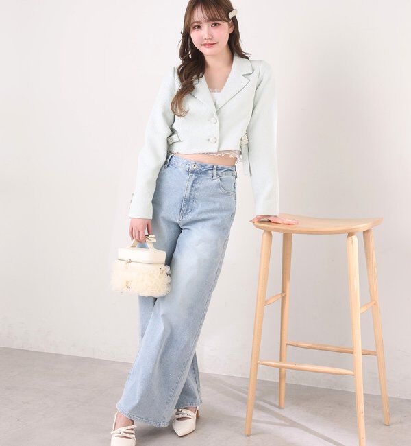  「チュールフリルリボンバニティバッグ」|ショルダー・メッセンジャー|