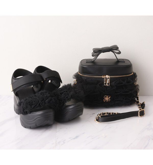  「チュールフリルリボンバニティバッグ」|ショルダー・メッセンジャー|