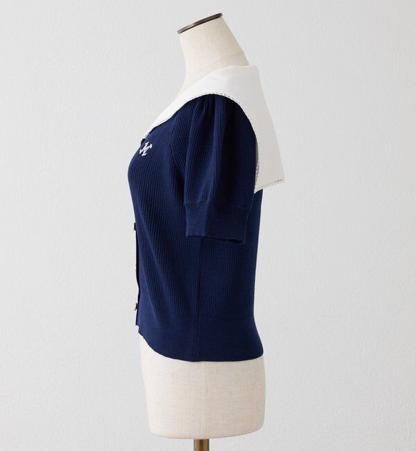  「セーラー半袖ニット」|ニット・セーター|