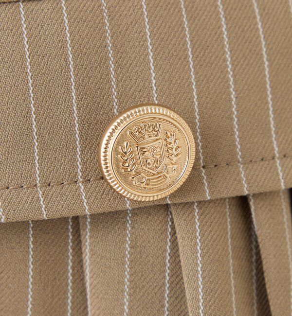  「【SMサイズ展開あり】ダブルベルト付きプリーツミニスカ－ト」|スカート|