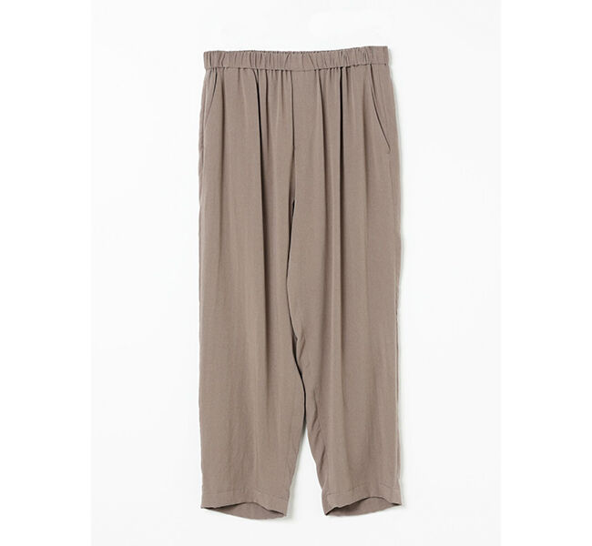 mizuiro ind「mizuiro ind  タックイージーパンツ」|スラックス|beige