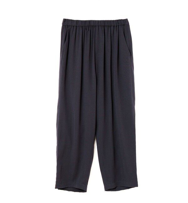 mizuiro ind「mizuiro ind  タックイージーパンツ」|スラックス|navy