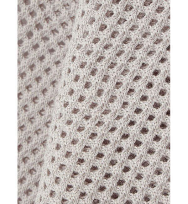 mizuiro ind「mizuiro ind シアーパターンVネックカーディガン」|カーディガン|