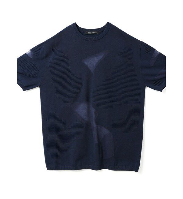 mizuiro ind「mizuiro ind シアーパターンチュニック」|ニット・セーター|