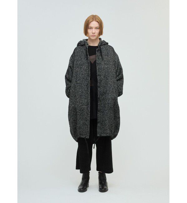 mizuiro ind「mizuiro ind シアーパターンチュニック」|ニット・セーター|