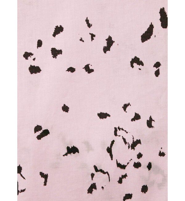 mizuiro ind「mizuiro ind プリントスタンドカラーコクーンシャツ」|シャツ・ブラウス|