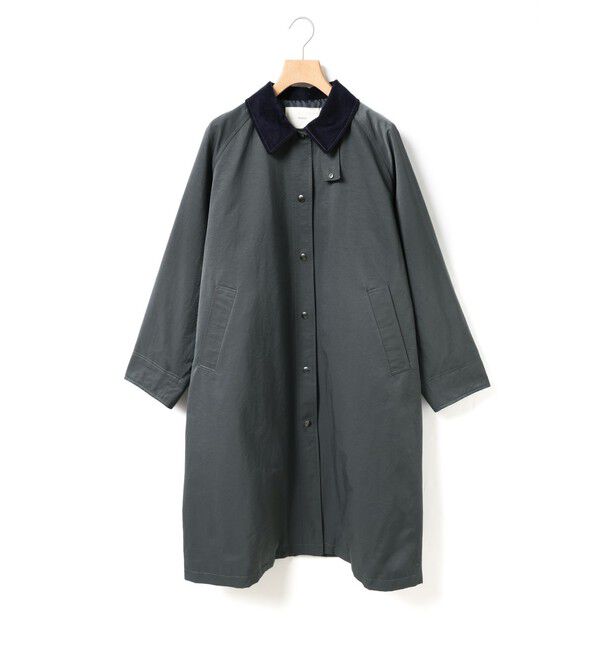 MidiUmi「MidiUmi パッドハンティングロングコート」|その他|チャコールグレー